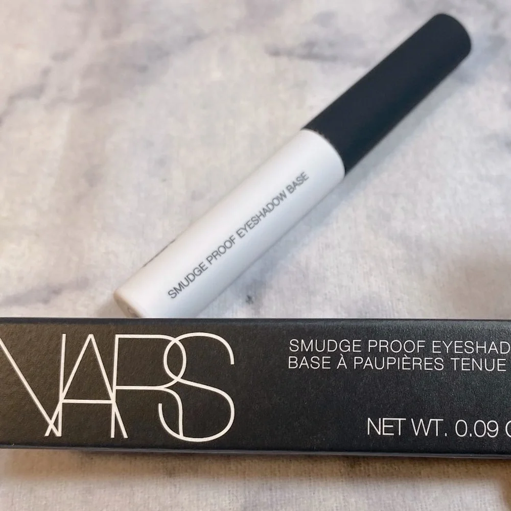 NARS Beauty Gift Set-Black Pouch,Bronzer,Lipstick,Mascara,Eyeshadow Base-5pc-NEW
